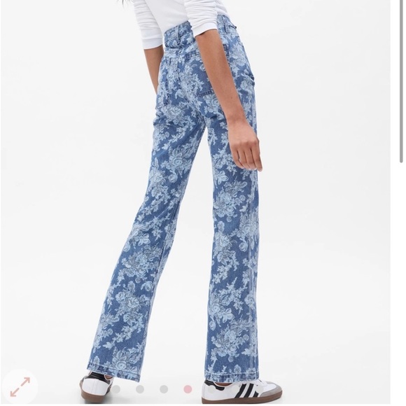 Love Shack Fancy x Gap 💙 FLORAL High Waist Jeans 28 loveshackfancy - Picture 5 of 6